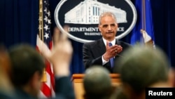 Amerika Adalet Bakanı Eric Holder 