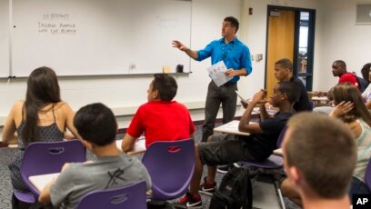 Persuasive Essay Topics For High School Students In This File Photo Ivan Silverberg Teaches His American Studies Class At Niles North Essays About Health Care also Writing Essay Papers Writing The Narrative Essay How To Find The Words English Literature Essay