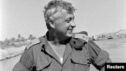 Ảnh chụp năm 1973 khi ông Ariel Sharon là Thiếu tướng của Israel