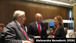 Ambasador Albanije Ilir Bočka, Ambasador Norveške Arne Sanes Bjornstad i Poverenica za zaštitu ravnopravnosti Brankica Janković