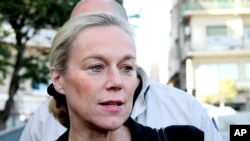 FILE - Sigrid Kaag, the head of the U.N. team charged with destroying Syria's chemical weapons, in Damascus, Syria, Oct. 22, 2013.