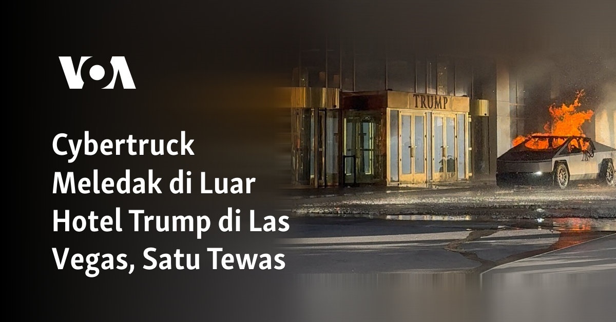 Cybertruck Meledak di Luar Hotel Trump di Las Vegas, Satu Tewas