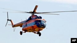 Một chiếc trực thăng Mi-8 của Nga.