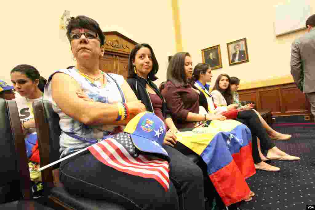 Dentro del salón donde se realizó la primera audiencia sobre Venezuela.