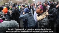 Inauguration Protests in Washington, DC