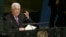 Mahmoud Abbas, President of the State of Palestine, addresses the 70th session of the United Nations General Assembly on Sept. 30, 2015 at U.N. Headquarters. 