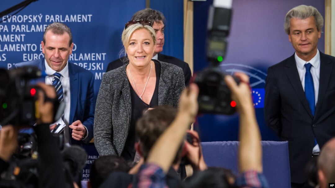 Fransiya Milliy fronti partiyasi rahbari Marin Le Pen 