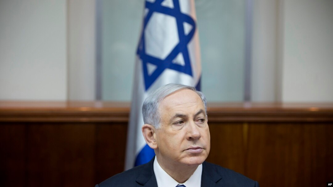 FILE - Israeli Prime Minister Benjamin Netanyahu attends a weekly cabinet meeting in Jerusalem, Jan. 4, 2015.