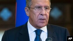 Ministan Harkokin Wajen Rasha Sergey Lavrov 