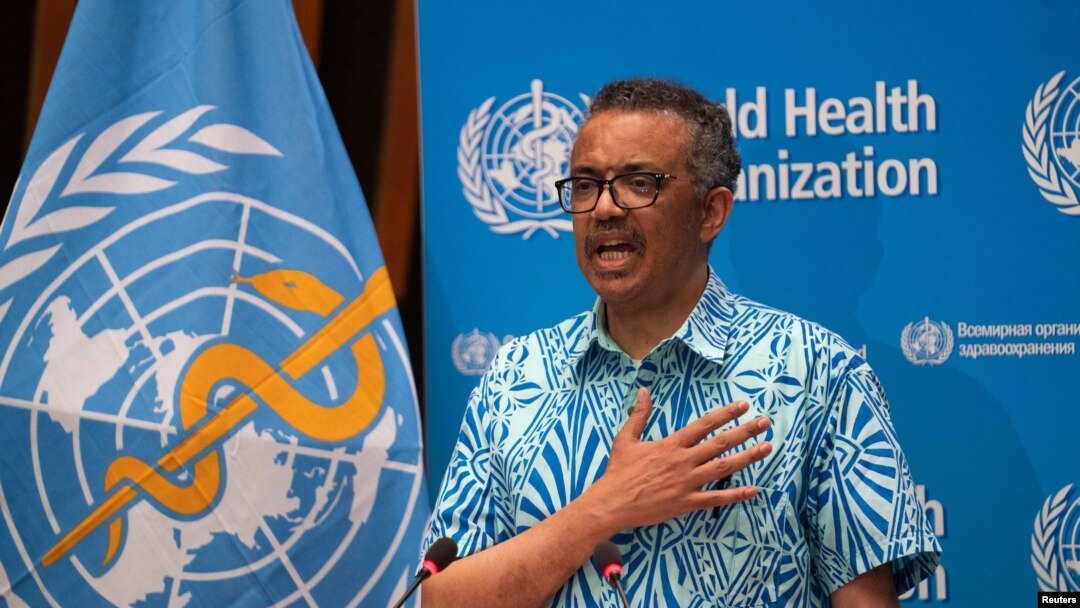 Tổng giám đốc Tổ chức Y tế Thế giới (WHO) Tedros Adhanom Ghebreyesus.
