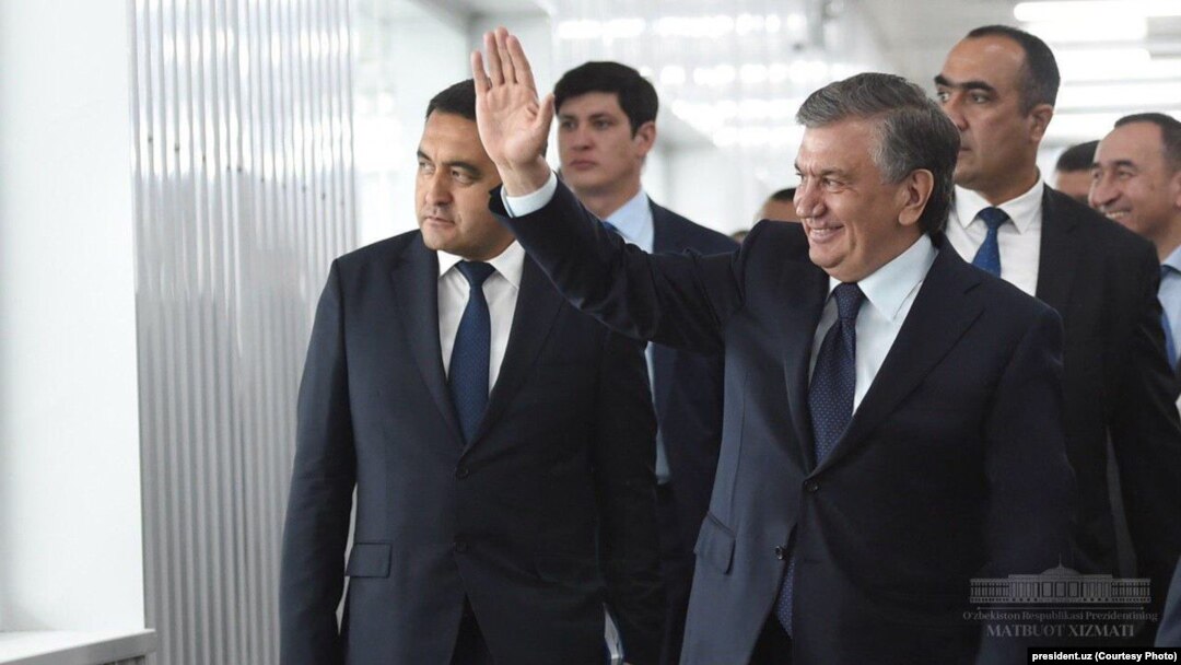 Uzbek President Shavkat Mirziyoyev