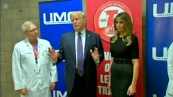Trump on Meeting Medical Officials, Wounded