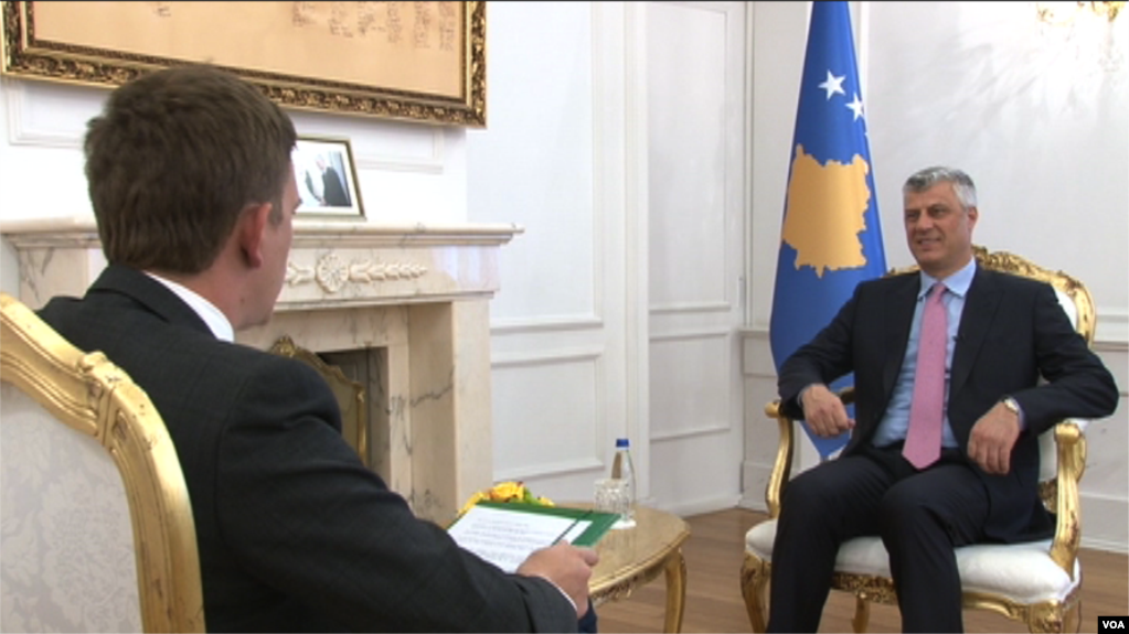 Intervistë me Presidentin e Kosovës Hashim Thaçi