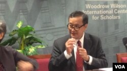 Sam Rainsy left Cambodia in 2009 before two court cases, both of which related to the country’s contentious, ill-defined border with Vietnam.