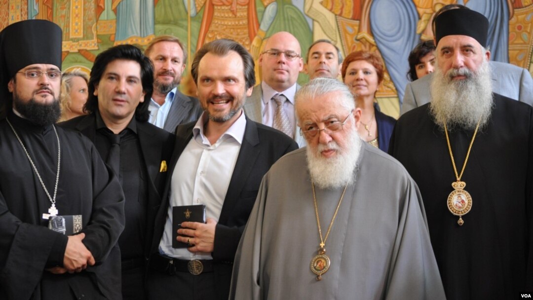 იღუმნოვი, რუსო და პაკლონსკი თბილისში საქართველოს პარტიარქთან შეხვედრაზე