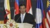 Cambodian Prime Minister Hun Sen speaks at the opening of the 45th Association of Southeast Asian Nations Foreign Ministers' Meeting in Phnom Penh, Cambodia, July 9, 2012.