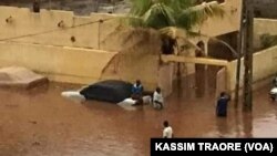 Les inondations à Bamako
