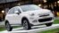 FILE - The FIAT 500x model is seen during the official presentation in Balocco, northern Italy, Nov. 11, 2014. German environmental lobby group DUH accusing Fiat Chrysler Automobiles' 500X compact sport-utility vehicle of releasing excessive levels of toxic diesel emissions.