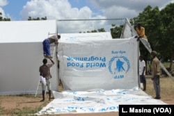 Besides flood mitigation efforts, the WFP continues to provide non-food items like tents to flood survivors in the affected area in Malawi.