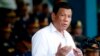 Philippine Leader Says He May Have Cancer