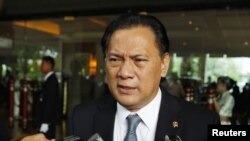Menteri Keuangan Agus Martowardojo ingin mempercepat pembahasan RUU pencegahan pendanaan terorisme (Foto: dok).