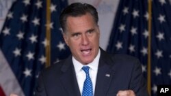 Calon Presiden AS dari Partai Republik, Mitt Romney (Foto: dok).