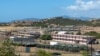 This photo from the U.S. Navy photo by AFN Guantanamo Bay Public Affairs shows tents as part of the U.S. Department of Defense and Department of Homeland Security's mission to expand the Illegal Alien Holding Operations Center at Naval Station Guantanamo Bay, Cuba, Feb. 8, 2025.