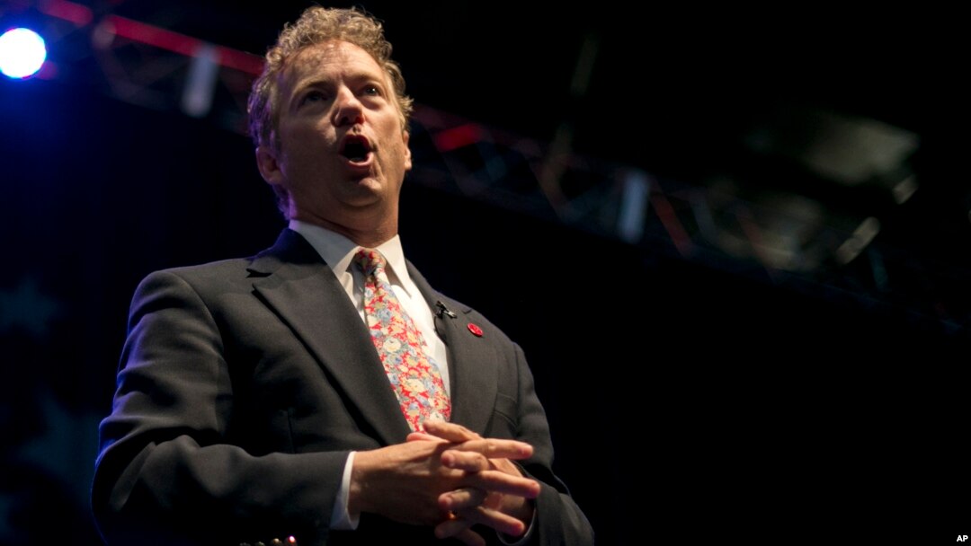 Rand Paul es oftalmólogo de profesión y ha participado en jornadas similares en distintos estados de su país.