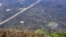 Aerial view of burnt areas of the Amazon rainforest, near Porto Velho, Rondonia state, Brazil, on August 24, 2019.