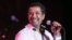 Le chanteur algérien Cheb Khaled en concert lors de la 49e session du Festival International de Carthage le 21 juillet 2013.