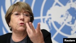 Mukuru wekodzero dzevanhu muUnited Nations, Amai Michelle Bachelet.