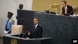 Dalam pidatonya pada Sidang Umum PBB ke-68 di New York (24/9) Presiden Obama menekankan kepada PBB untuk menegakkan larangan penggunaan senjata kimia di Suriah. 