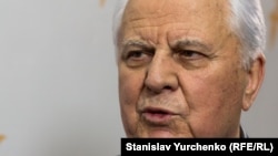 Former Ukrainian President Leonid Kravchuk says his nation must find a peaceful solution to the conflict in the east.
