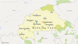 Map of Burkina Faso 