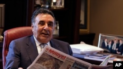 FILE - Turkish media tycoon Aydin Dogan, shown Feb. 24, 2009, is reportedly about to be indicted on charges of smuggling.