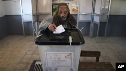 Glasanje na ustavnom referendumu u Egiptu