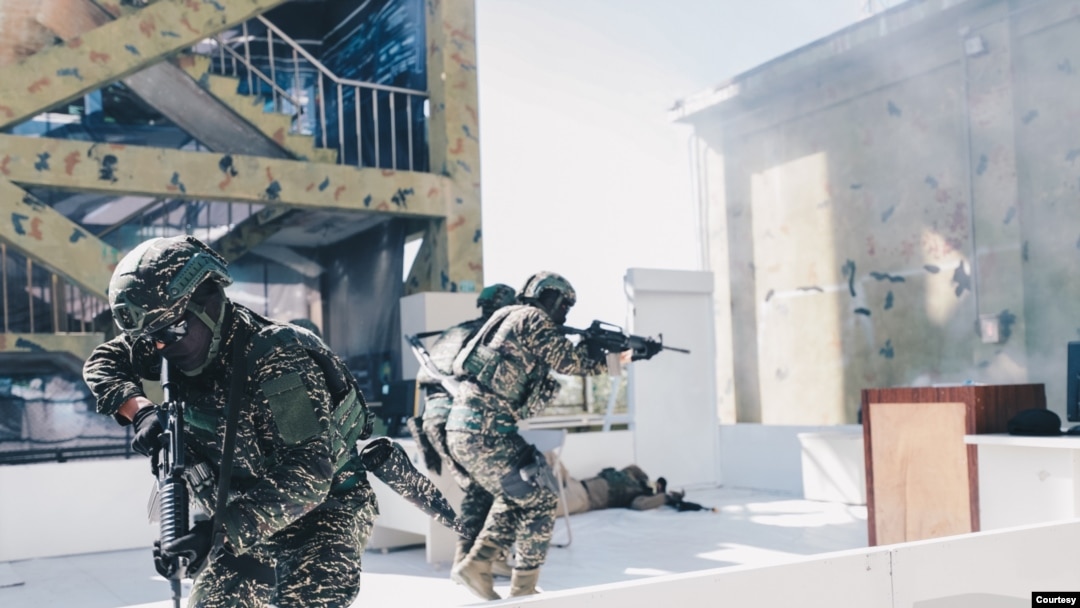 2020年1月16日台灣海軍陸戰隊舉行演習。 （照片來源：台灣國防部軍聞社）