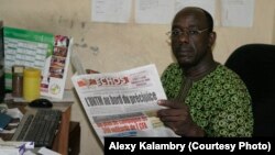 Alexy Kalambry, directeur de publication des Echos.