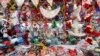 Hiasan Natal Bisnis Besar Kota Xitan di China
