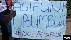 Abantu beZimbabwe bathi bafuna ukhetho olubalulekileyo lonyaka.