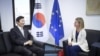 한국-EU 외교장관 "북핵 포기 모든 수단 강구"