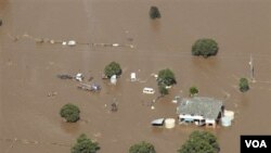 Sebuah wilayah pertanian di Queensland terendam banjir (Foto: dok).