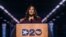 Senator from California and Democratic vice presidential nominee Kamala Harris speaks during the third day of the Democratic National Convention, being held virtually amid the novel coronavirus pandemic, at the Chase Center in Wilmington, Delaware…