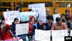 دہلی ریپ کے خلاف مظاہرہ۔ 25 دسمبر 2012