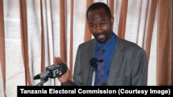 Emanuel Kawishe, director of the legal services department of the National Electoral Commission of Tanzania