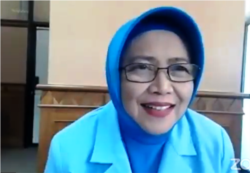 Wakil Bupati Kabupaten Sleman, DI Yogyakarta, Sri Muslimatun. (Foto: screenshot)