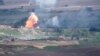Видео, опубликованное Министерством обороны Армении 28 сентября 2020 года, показывает боевые действия между армянскими и азербайджанскими войсками на линии самопровозглашенной Нагорно-Карабахской Республики