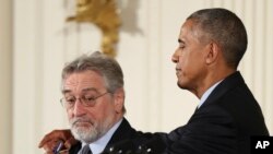 Robert DeNiro recibe la Medalla Presidencial de la Libertad 2016