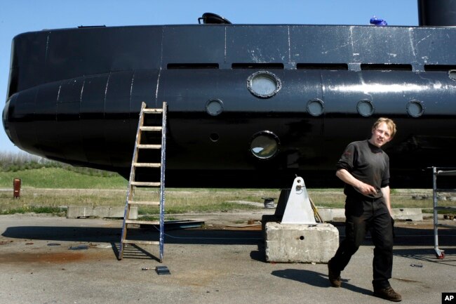 Pemilik dan pembuat kapal selam Peter Madsen, 30 April 2008. (AP)