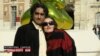 کارن وفاداری، شهروند زرتشتی ایرانی آمریکایی به همراه همسرش